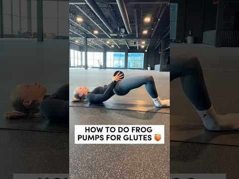 YouTube video demonstration: Bodyweight Frog Pumps 3D Form & Technique Demonstration
