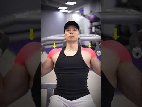 YouTube video demonstration: Machine Overhead Shoulder Press 3D Form & Technique Demonstration
