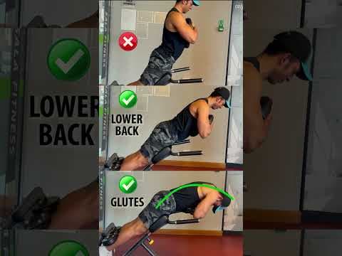 YouTube video demonstration: 45-Degree Back Hyperextension 3D Form & Technique Demonstration