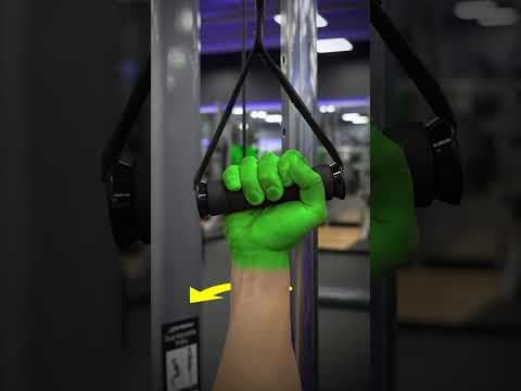 YouTube video demonstration: Cable Single-Arm Triceps Pushdown 3D Form & Technique Demonstration