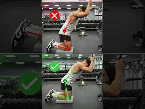 YouTube video demonstration: Kneeling Cable Crunch 3D Form & Technique Demonstration