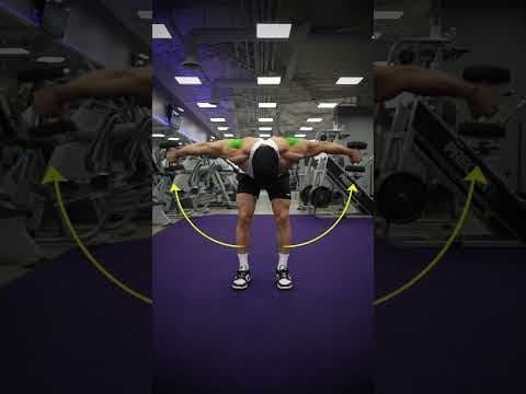 YouTube video demonstration: Bent-Over Dumbbell Rear Delt Fly 3D Form & Technique Demonstration