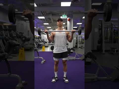 YouTube video demonstration: Standing Barbell Bicep Curl 3D Form & Technique Demonstration