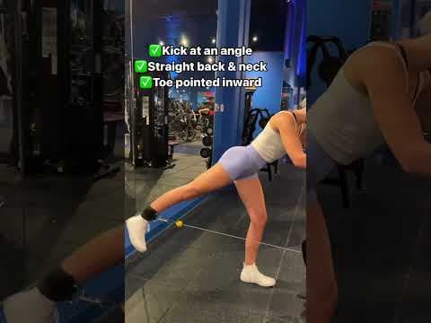 YouTube video demonstration: Cable Glute Kickback 3D Form & Technique Demonstration