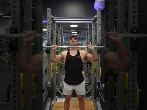 YouTube video demonstration: Overhead Barbell Military Press (OHP) 3D Form & Technique Demonstration